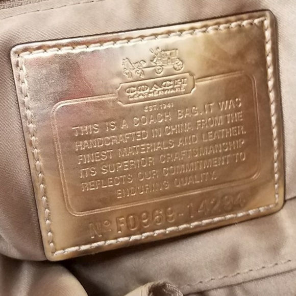 The One Everyone Wants - Coach Madison Audrey Op Art Sateen Satchel in Brown 🤎 - Picture 6 of 7